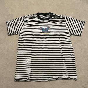 Men’s Obey striped T shirt in Medium